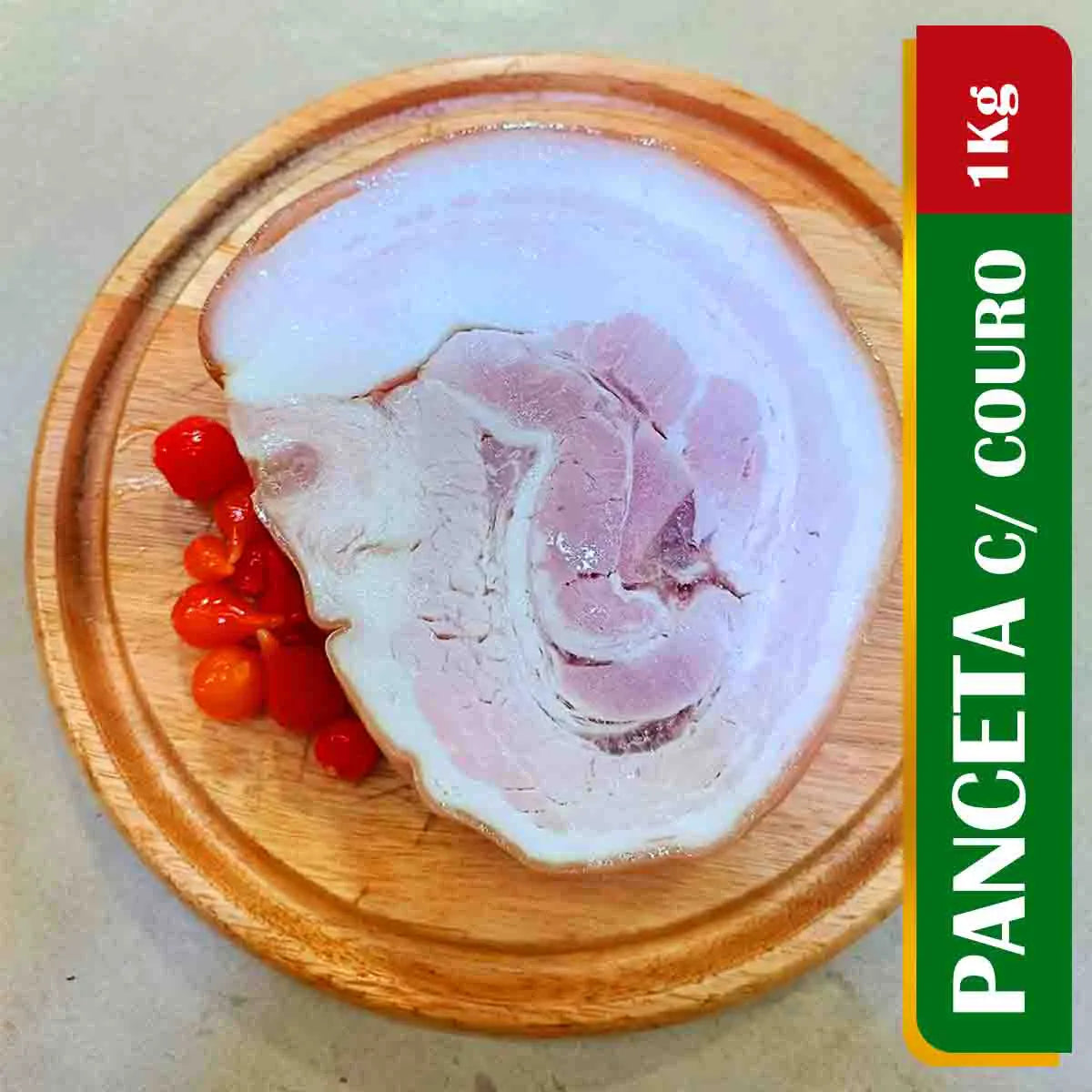 Panceta Defumada com Couro 1K - Mercearia do Julião